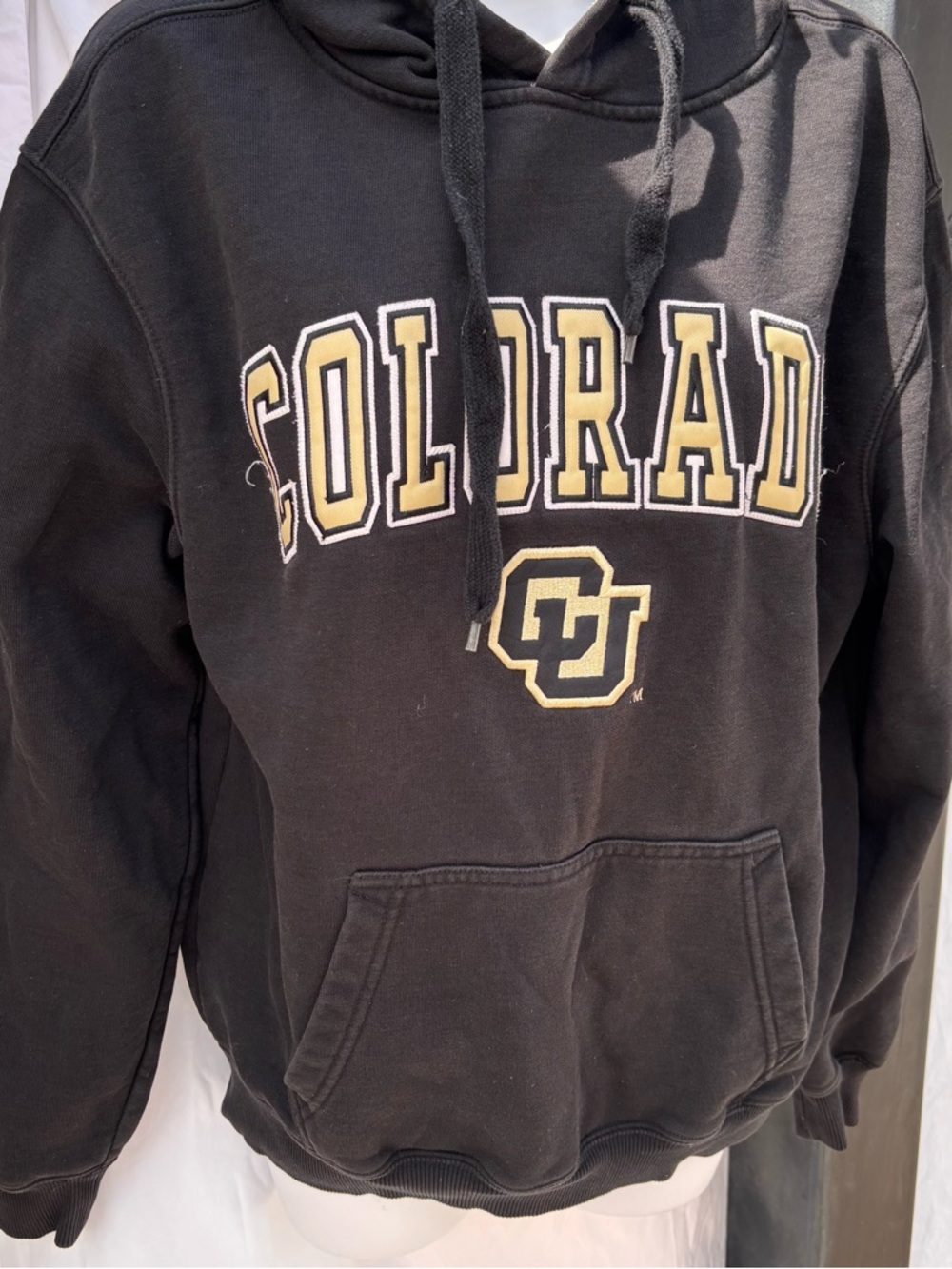 Colosseum Black & Gold Colorado CU Zip-Up Sweater